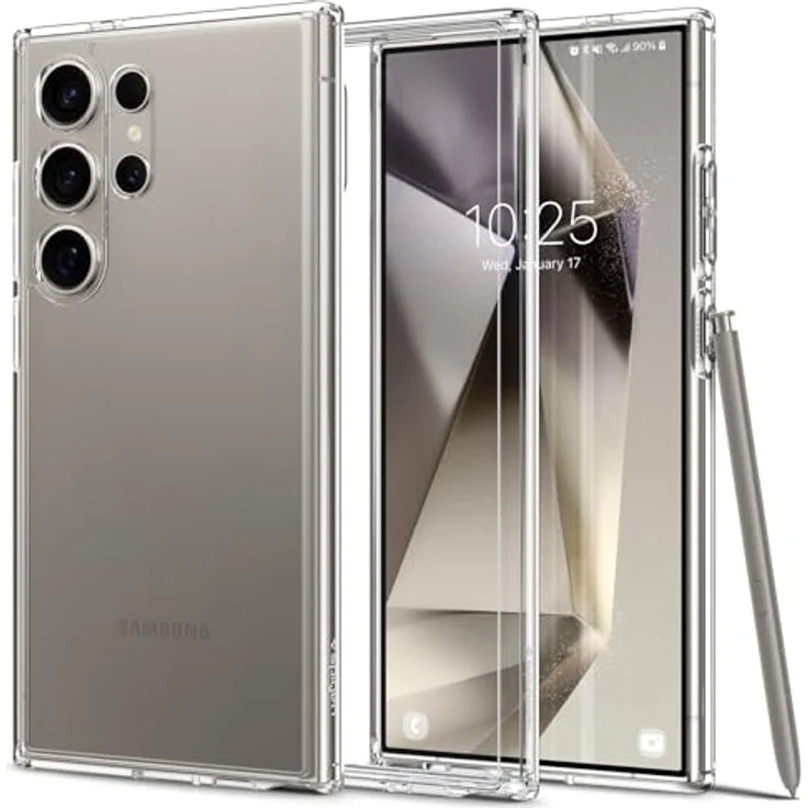 Spigen Ultra Hybrid Hülle Kompatibel mit Samsung Galaxy S24 Ultra -Crystal Clear – Bild 1