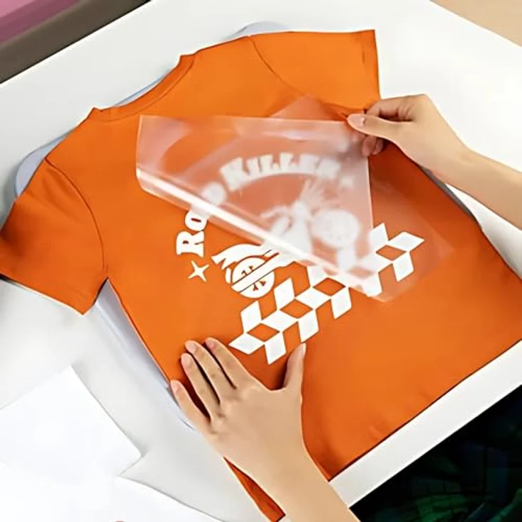 Loklik Heat Transfer Vinyl Folie Weiß, flexible und langlebige Flexfolie für präzise Designs, waschmaschinenfest – Bild 5