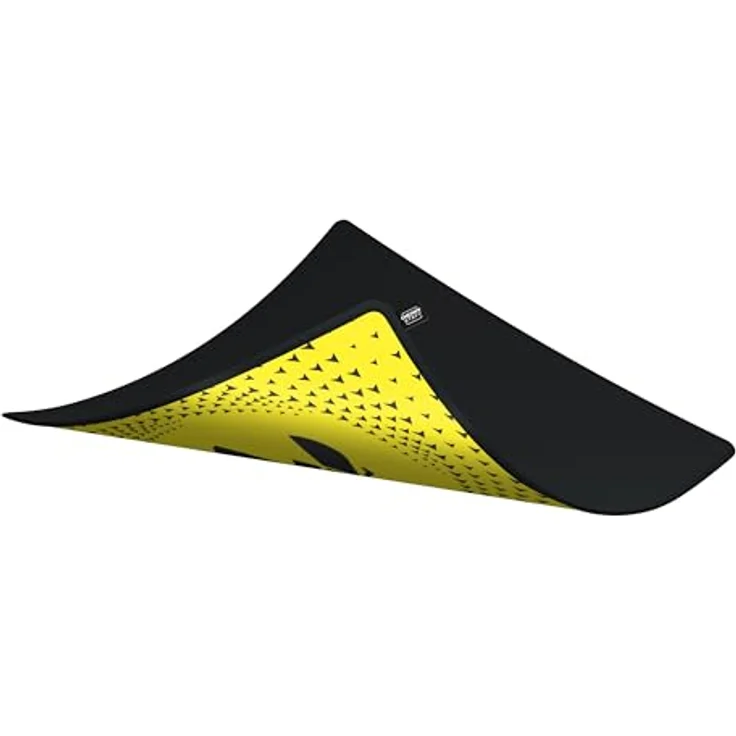 CHERRY XTRFY GP5, Gaming-Mauspad aus Stoff, L (460 x 400 x 4 mm), Glattes Speed-Pad, Vernähte Kanten, rutschfest, Waschbar, Vitality Yellow – Bild 2