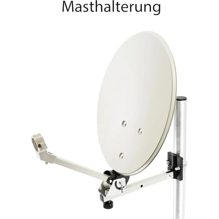 Premium X Camping SAT-Anlage, Satellitenschüssel im Koffer mit Single LNB und 15m Kabel, 2x F-Stecker, mobil und schnell aufgebaut – Bild 3
