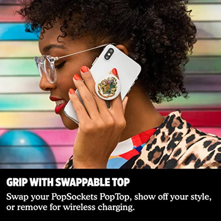PopSockets PopGrip - Ausziehbarer Sockel und Griff für Smartphones und Tablets mit einem Austauschbarem Top - Hogwarts – Bild 5