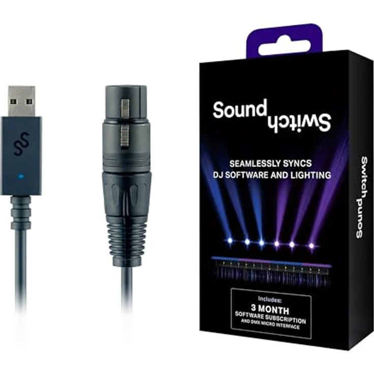 SoundSwitch Micro DMX Interface – Ultrakompaktes USB auf DMX Interface inklusive er Nutzung der SoundSwitch Software für 3 Monate – Bild 2