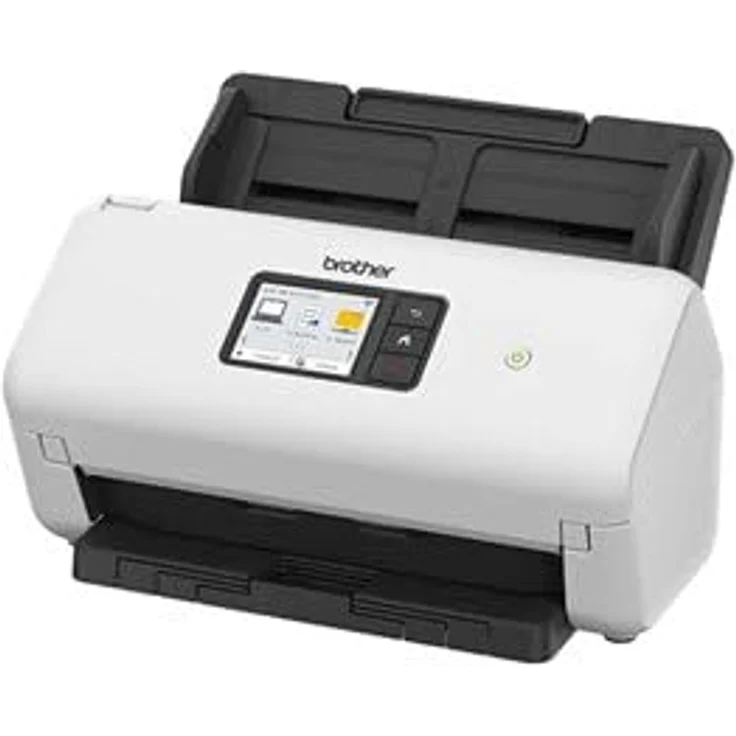 Brother ADS-4500W Dokumentenscanner, Dual CIS, Duplex, A4, 600 dpi x 600 dpi, bis zu 35 Seiten-Min. (einfarbig) - bis zu 35 Seiten-Min. (Farbe), automatischer Dokumenteneinzug (60 Blätter), bis zu 5250 Scanvorgänge-Tag, USB 3.0, LAN, Wi-Fi(n), USB 2.0 (Host) – Bild 7