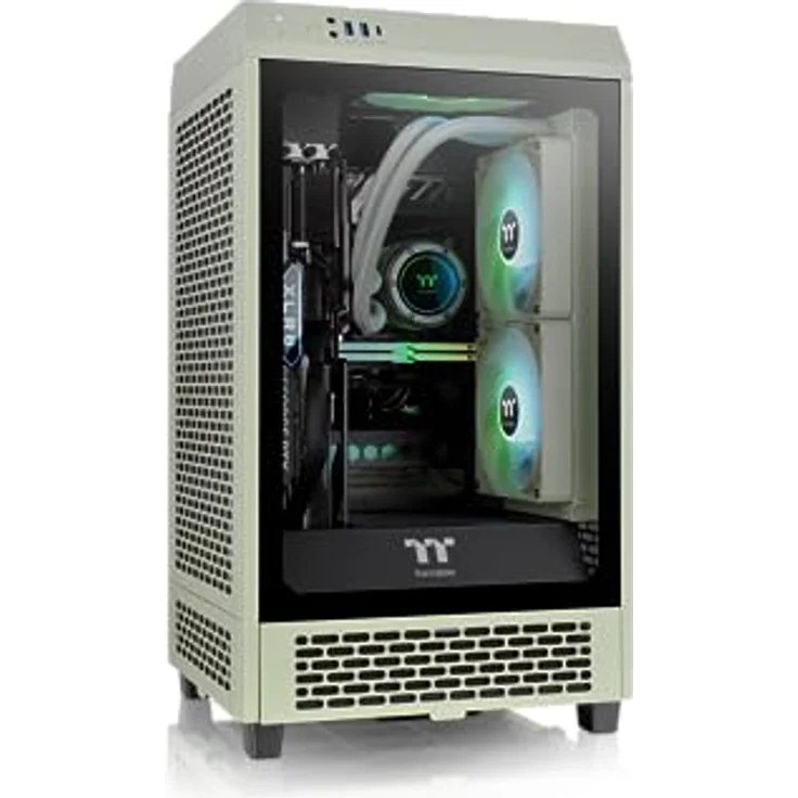 Thermaltake The Tower 200 | Mini Chassis |Mini-ITX | Matcha Green – Bild 1