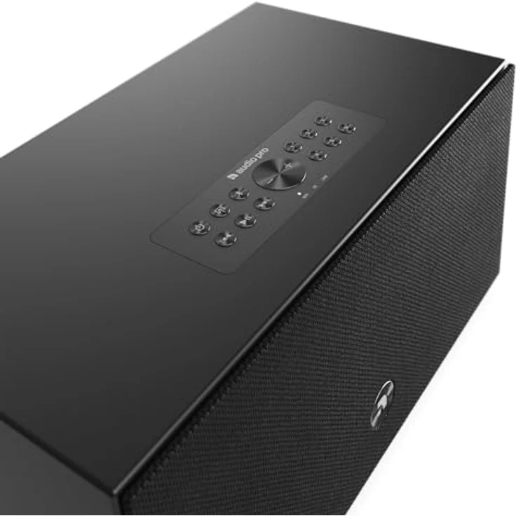 Audio Pro C10 MkII W, Streaming-Lautsprecher mit WLAN, Chromecast, Bluetooth und Airplay 2, Multiroom System, Schwarz – Bild 3
