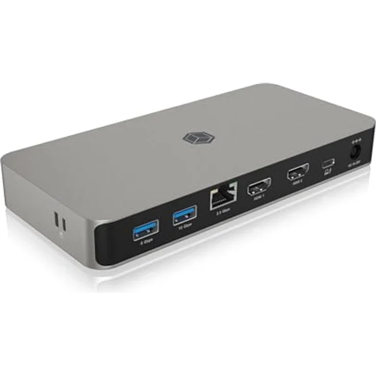 ICY BOX IB-DK2880-C41, USB-C Dockingstation mit 2x HDMI 2.1, 2,5 Gigabit LAN, 3x USB 3.2 Gen 2 Type-A, 100 W Stromversorgung – Bild 1