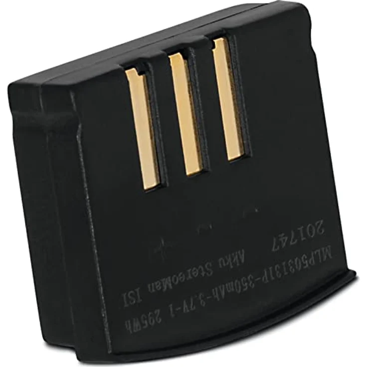 TechniSat Akku STEREOMAN ISI 2 - Stereoman Kopfhörer Akku kompatibel zu STEREOMAN ISI 2 (Hi-Polymer Wechselakku, Batterie, 3.7 Volt, Akkuaufladezeit 3 h, ca. 14 Stunden Akkulaufzeit) schwarz – Bild 1
