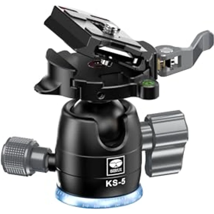 SIRUI KS-5 Kugelkopf für Stativ, 360° Panorama, Aluminium, 29 mm, Max. Belastbarkeit 10 kg – Bild 3