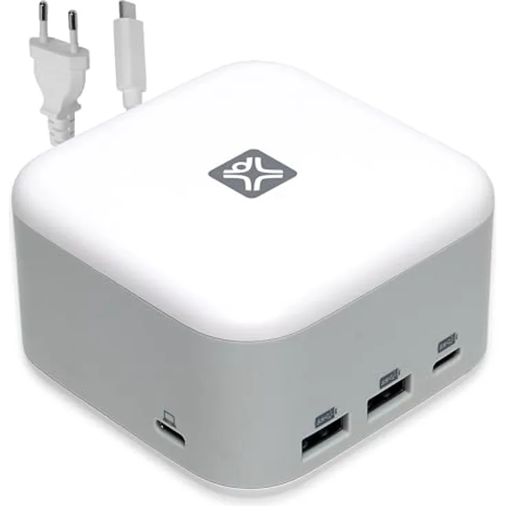 XtremeMac X-Cube Pro USB-C Dockingstation - Leistungsstarker 6-in-1 USB Hub mit 130W - Ideal für den modernen Setup