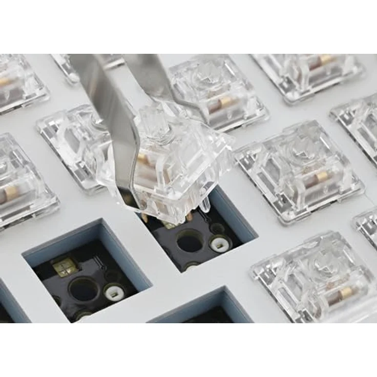Deltaco Gaming DK460 (DE), Transparente Tastatur mit RGB-Beleuchtung und KTT-Schaltern – Bild 10