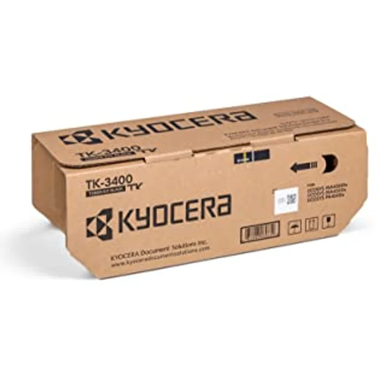 KYOCERA TK-3400, Original schwarz Toner mit 12.500 Seiten Druckleistung