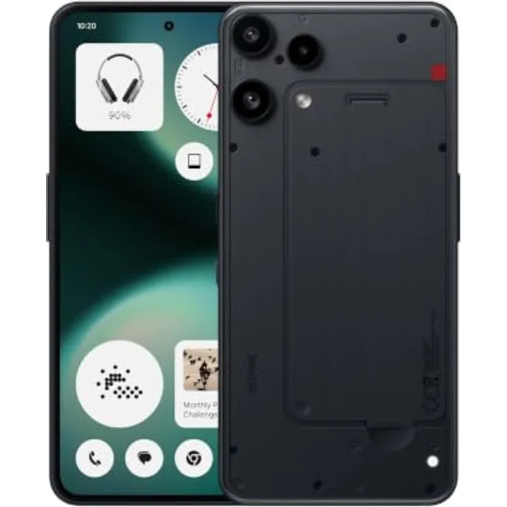 NOTHING Phone (3a) Lite 128 GB Schwarz – AMOLED, Glyph-Light, 50 MP Kamera, 5000 mAh, Dual SIM, IP54