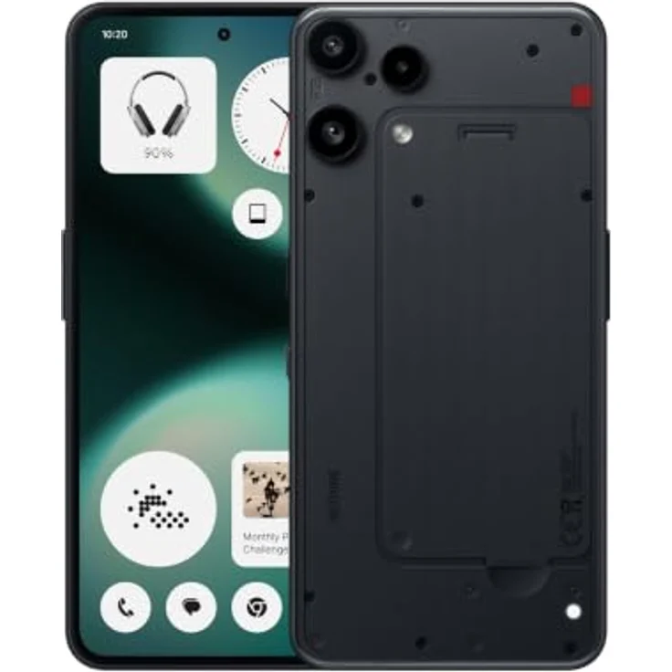 NOTHING Phone (3a) Lite 128 GB Schwarz – AMOLED, Glyph-Light, 50 MP Kamera, 5000 mAh, Dual SIM, IP54 – Bild 1