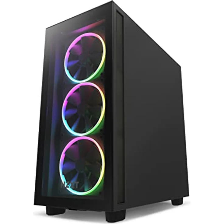 Nzxt F120 RGB Fans - RF-R12SF-B1 - Erweiterte Anpassung der RGB-Beleuchtung – Flüsterleise Kühlung – Single (RGB-Lüfter und Controller ERFORDERLICH & Nicht ENTHALTEN) -120mm-Lüfter – Schwarz - Preisvergleich – Bild 5