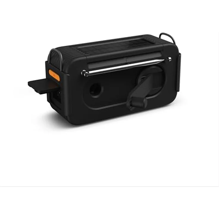 Philips TAR3500/00, Tragbares Digitalradio mit FM/AM Empfang, 5,71 cm LED Display, Schwarz, integrierte Powerbank und Taschenlampe – Bild 2