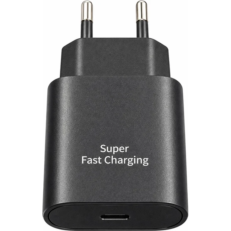 Ventarent 25W USB-C Ladegerät für Google Pixel, Schwarz, kompatibel mit iPhone 15, Samsung Galaxy S23, inkl. 1x Adapter