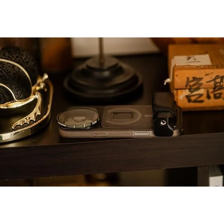 PolarPro iPhone 16 Pro LiteChaser 16 ProCase - Transparent, Smartphone Hülle mit Kalt-Schuh-Halterung und abnehmbarem Griff – Bild 8