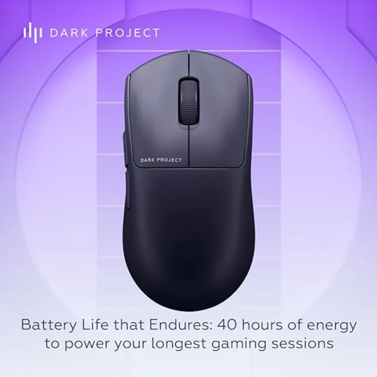 Dark Project Dpp Nexus Black, Kabellose Gaming-Maus in Schwarz mit präziser Steuerung – Bild 9