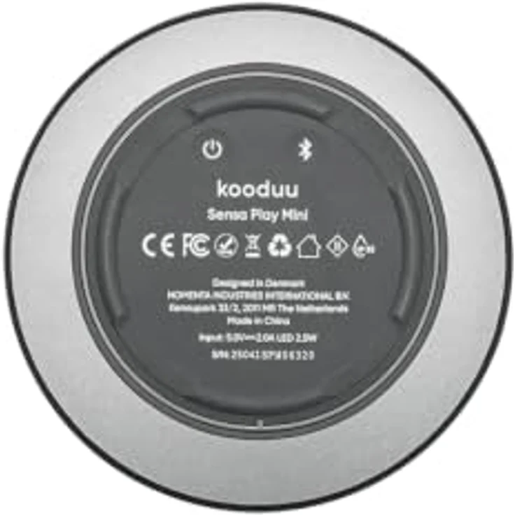 Kooduu Sensa Play Mini, Bluetooth Lautsprecher mit JBL Signature Sound und integrierter LED-Beleuchtung, Akkubetrieb, Anthrazit – Bild 6