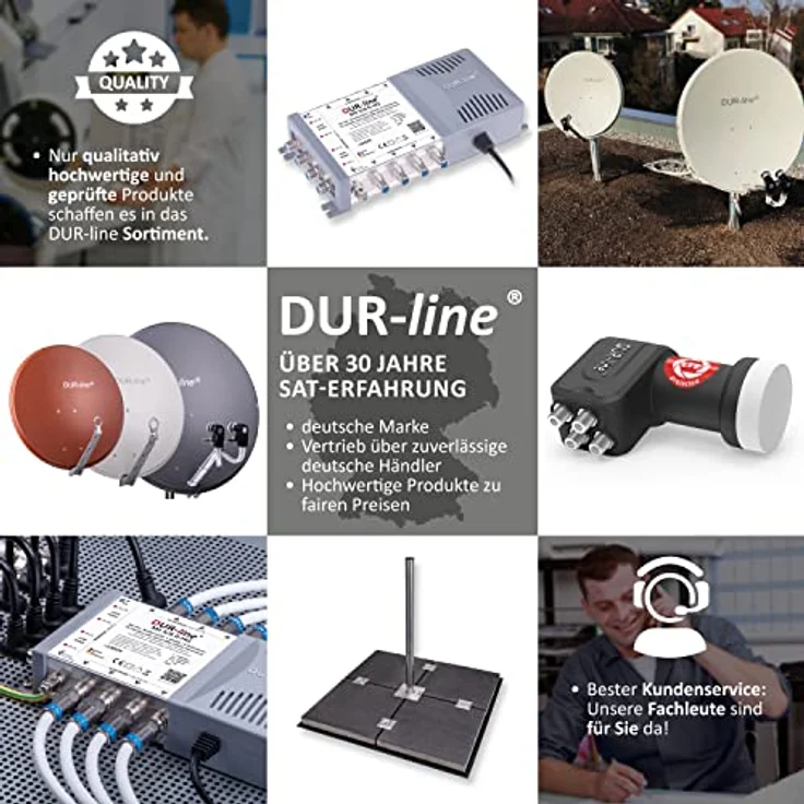 DUR-line Select 75/80cm Rot Satelliten-Schüssel - 3 x Test + Sehr gut + Aluminium Sat-Spiegel – Bild 10