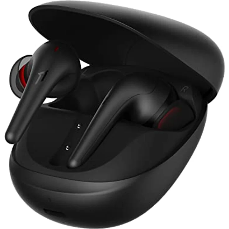1More Aero Bluetooth Kopfhörer Kabellos mit Räumlichem Audio, 42dB Adaptive Aktive Geräuschunterdrückung, Benutzerdefinierte EQ, 10mm Treiber, 6 Mikrofone, 28H Spielzeit, kabelloses Laden – Bild 1