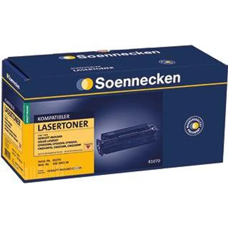 Soennecken Toner 81070, kompatibel mit HP 304A und Canon 718, magenta, Druckleistung bis 2.800 Seiten