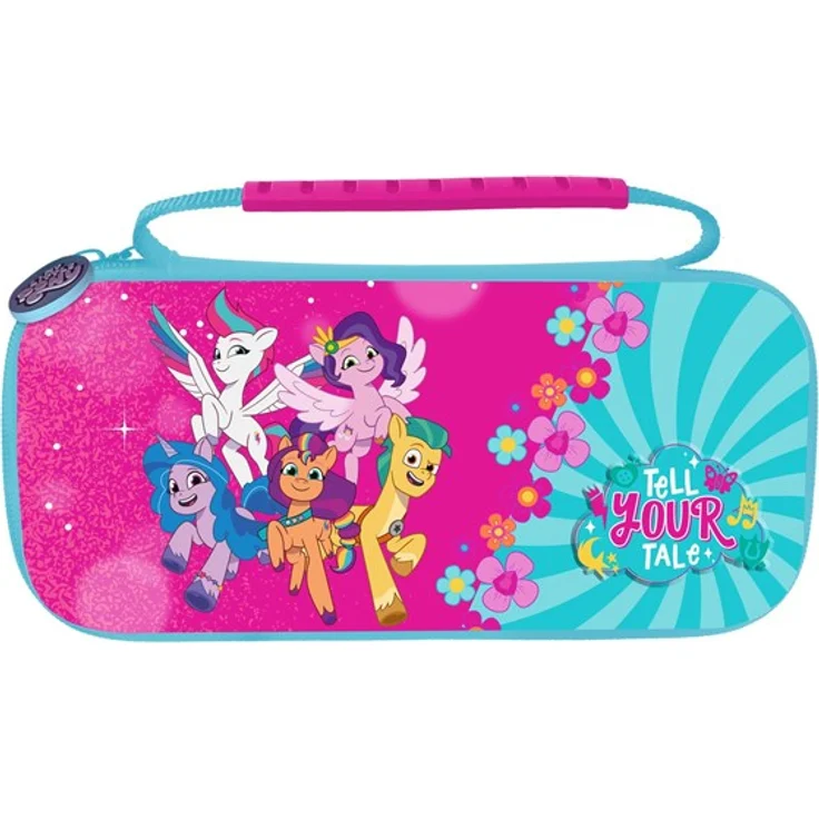 Freaks And Geeks My Little Pony XL Carry Case für Nintendo Switch, viel Platz für Konsole, Controller, 10 Spiele und Netzteil