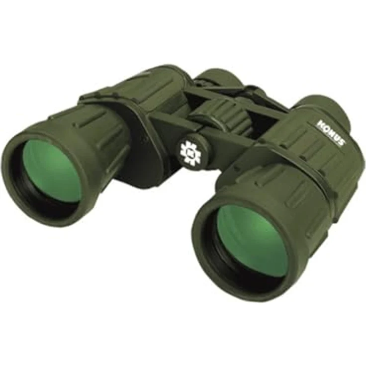 KONUS KONUSARMY 10x50 Superstarkes Fernglas mit Bak-4 Prismen, robuster Gummi-Beschichtung und Multicoating-Behandlung – Bild 2