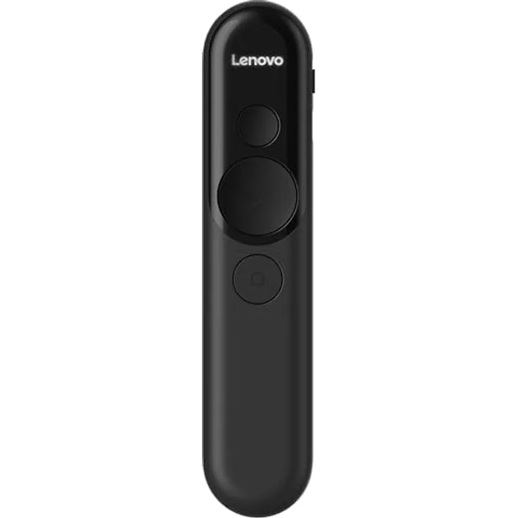 Lenovo Wiederaufladbare Laser-Präsentationsfernbedienung, Digitaler Zeiger mit Bluetooth 5.3 und USB-C, unterstützt Windows und Mac OS