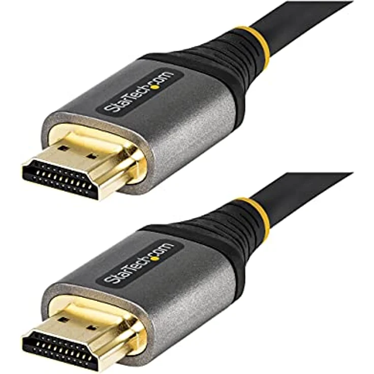 StarTech.com 1m HDMI 2.1 Kabel 8K - Zertifiziertes Ultra High Speed HDMI Kabel 48Gbit/s - 8K 60Hz/4K 120Hz HDR10+ eARC - UHD 8K HDMI Monitorkabel - Monitor/TV - Flexible TPE Ummantelung (HDMM21V1M) – Bild 1
