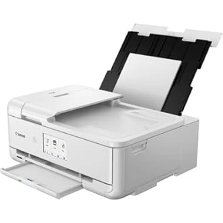 Canon PIXMA TS9551Ca Farbtintenstrahl Multifunktionsdrucker DIN A4 A3 (A3 Drucker, Scanner, Kopierer, WLAN, LAN, Print App, 2 Papierzuführungen, Duplexdruck) weiß – Bild 3