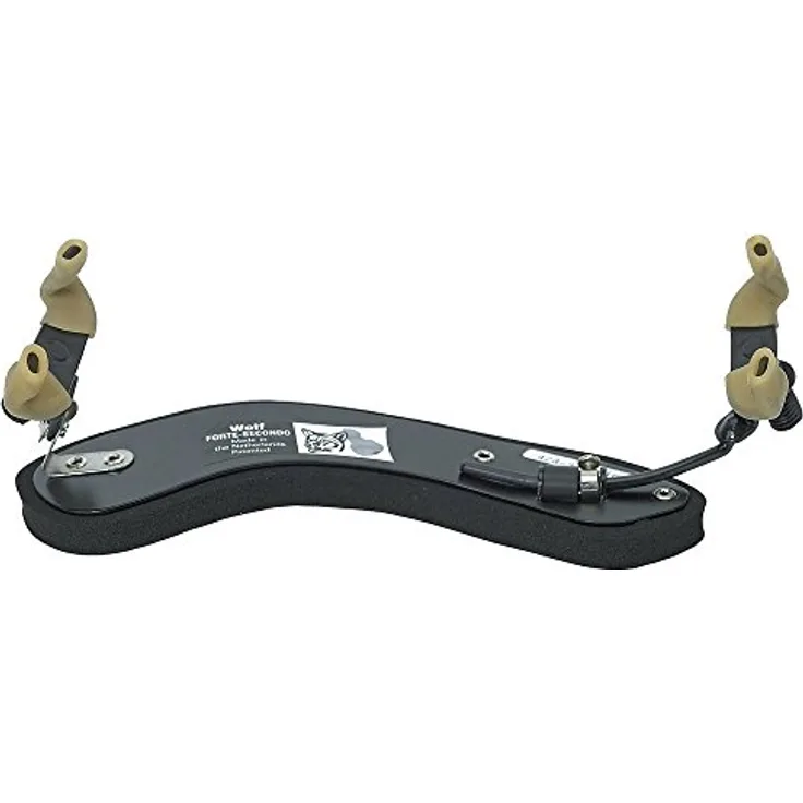 Wolf Schulterstütze Forte Secondo, für Violine 1/2-1/4, Höhenverstellbar 0,5-8 cm, Flexible Rückenplatte, Ergonomisches Design