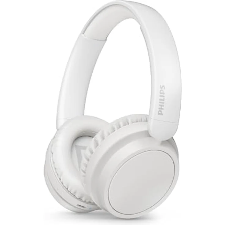 PHILIPS TAH4209WH Kabelloser Bluetooth-Kopfhörer - 55 Stunden Spielzeit, dynamischer Bass, deutliche Anrufe - Weiß – Bild 1