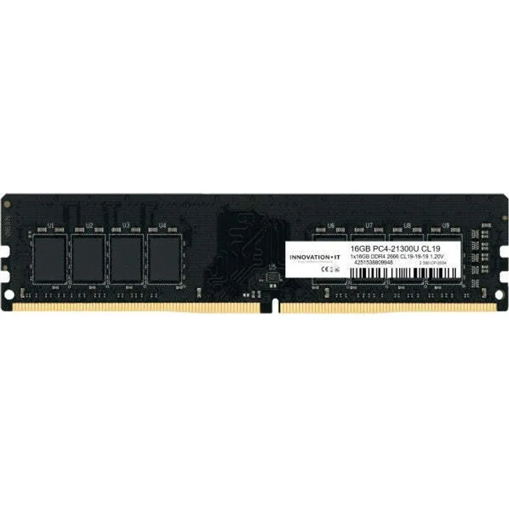 Innovation IT RAMNDDR4 2666 16GB SO-DIMM, Hochleistungs-Arbeitsspeicher mit 16 GB, 2666 MHz, CL19, 1,2V, 8-Chip