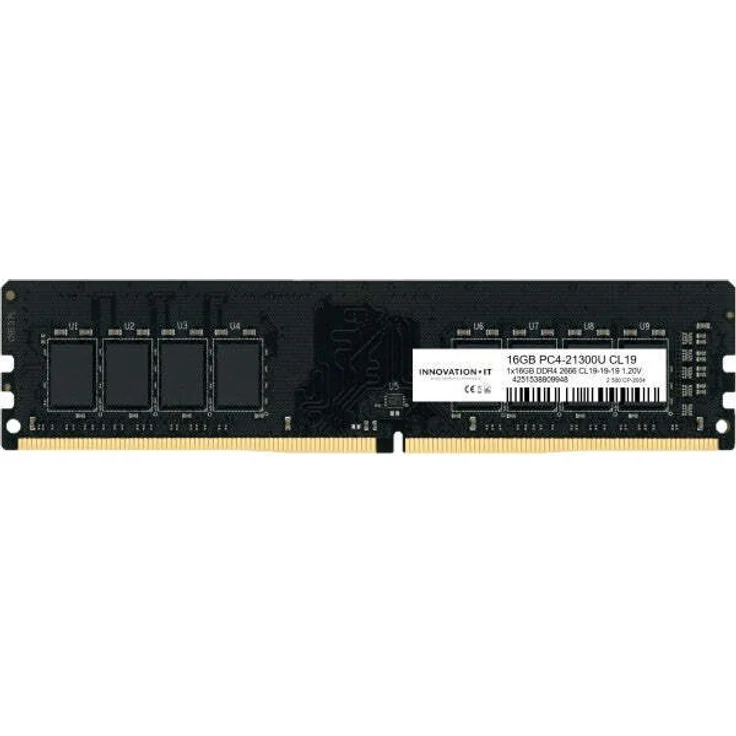 Innovation IT RAMNDDR4 2666 16GB SO-DIMM, Hochleistungs-Arbeitsspeicher mit 16 GB, 2666 MHz, CL19, 1,2V, 8-Chip