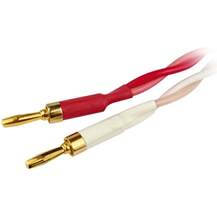 Dynavox Perfect Sound Lautsprecherkabel, Paar, Flexibles High-End Lautspecher-Kabel mit hochwertigen Bananensteckern, konfektioniert, Farbe schwarz/rot, Länge 3 m – Bild 2