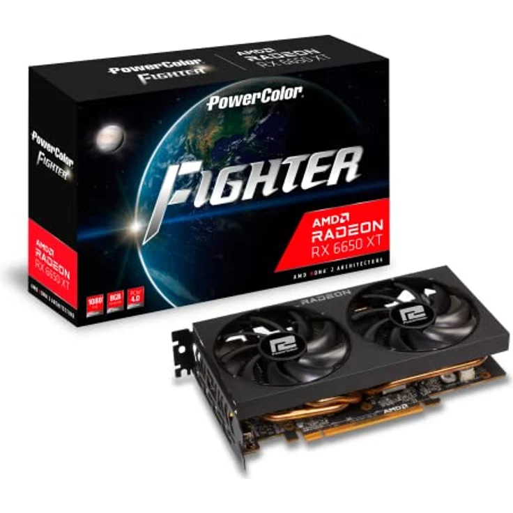 Powercolor Radeon RX 6650XT, gddr6, Fighter 8GB – Bild 1