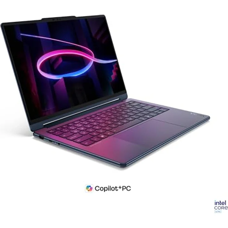 Lenovo Yoga 9 2in1 Aura Edition Laptop, 14" 2.8K WQXGA OLED Touch Display, Intel Core Ultra 7 355, 32GB RAM, 1TB SSD, Blau, 3 Jahre Premium Care – Bild 4