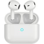 M2-Tec Y42 Bluetooth-Kopfhörer (Weiß, Musikhören, Bluetooth, Schnellladefunktion, robust, modern)