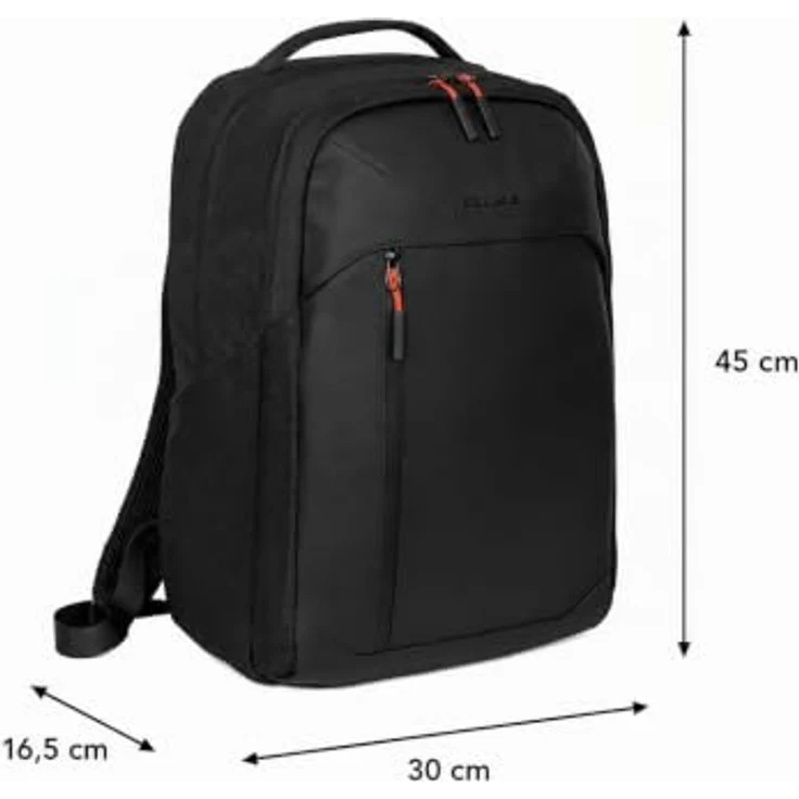 Genesis Pallad 480, Notebook-Rucksack für 40.6 cm (16 Zoll) Laptops, Schwarz – Bild 2