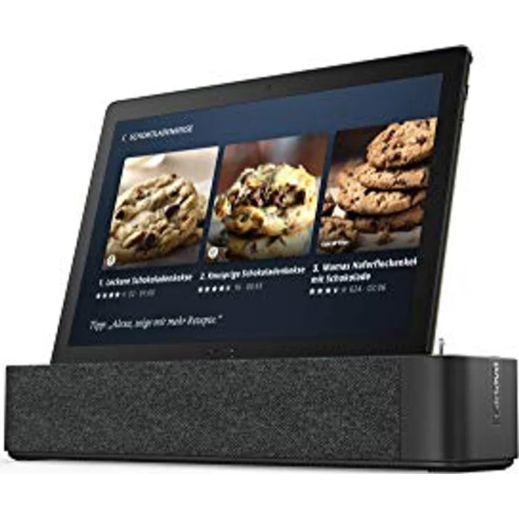 Lenovo Smart Tab P10 mit Amazon Alexa 25,5 cm (10,1 Zoll, 1920x1200, FHD, IPS, Touch) Tablet-PC (Octa-Core, 3 GB RAM, 32 GB eMCP, WLAN, Android 8.1) schwarz mit Smart Dockingstation – Bild 3