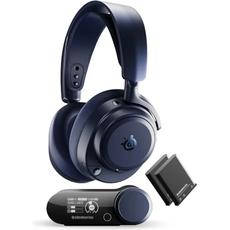 STEELSERIES Arctis Nova Pro Omni, Over-ear Gaming-Headset Bluetooth Blau – Bild 1