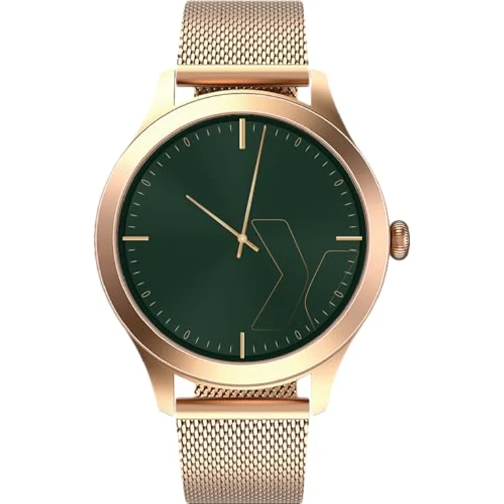 MAXCOM Smartwatch FW44 2 IP68 mit Milanaise Armband, Gold, AMOLED Touchscreen, Fitness-Tracker – Bild 4