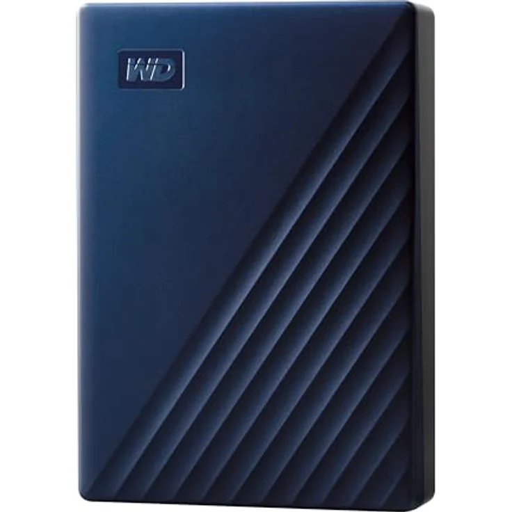WD My Passport for Mac Externe Festplatte 6 TB (USB-C, Passwortschutz, Mac kompatibel) Mitternachtsblau – Bild 1