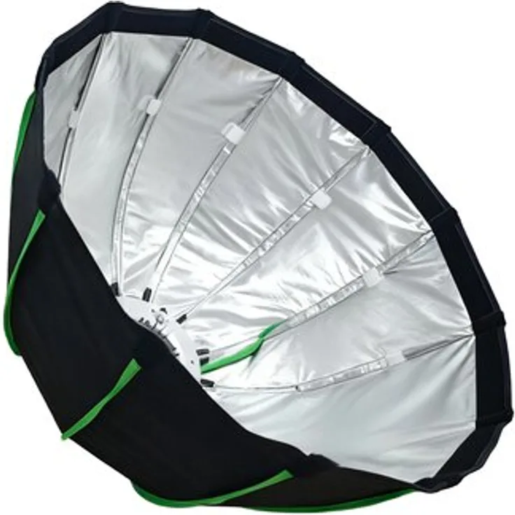 Patona Premium Deep Throw Softbox 60cm, parabolische Softbox mit Bowens-Halterung, Innen- und Außendiffusor, Wabengitter und Tragetasche
