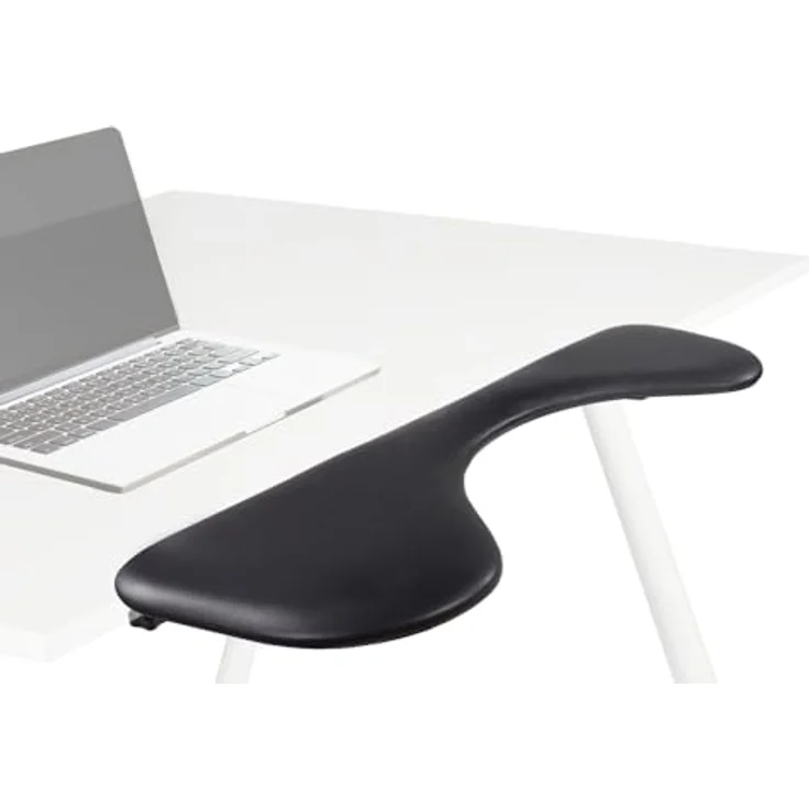 hjh OFFICE RELEX RT2 Handballenauflage Armstütze aus Leder, ergonomisch, pflegeleicht, für PC-Arbeit – Bild 1