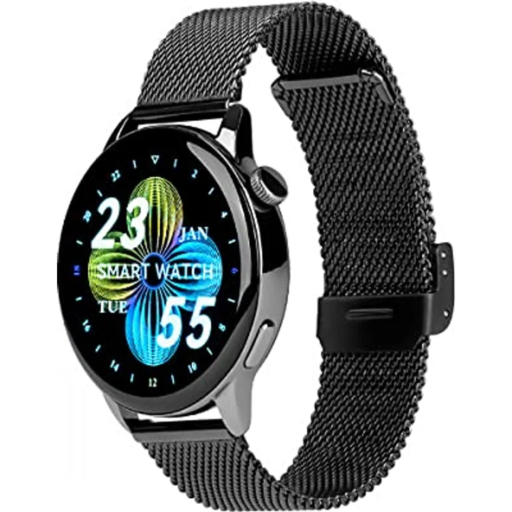 Maxcom FW58 Vanad Pro Schwarz (46 mm, Metall, One Size), Sportuhr + Smartwatch – Bild 4