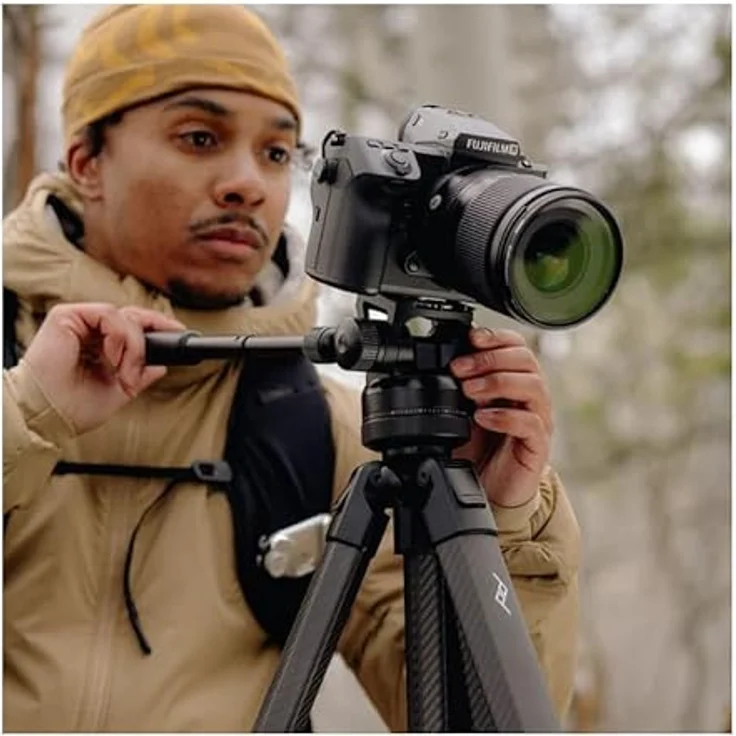 Peak Design Pro Tripod Tilt Mod, Ball Head Video Adapter mit 90° Tilt und abnehmbarem Griff bis 36,5 cm – Bild 2