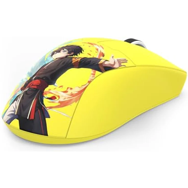 Redragon M918-AKB-PRO K1NG PRO MAX, Kabelgebundene Gaming-Maus mit 26.000 DPI, ergonomischem Design und Anime-inspiriertem Muster, Mehrfarbig – Bild 6