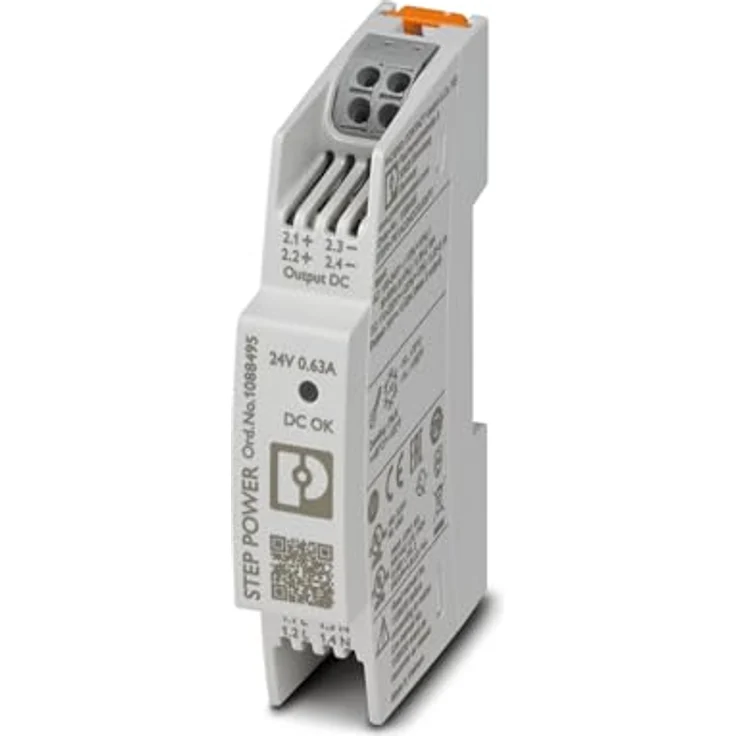 Phoenix Contact STEP3 Getaktet Netzteil, 100-240 V, 24V DC mit 630mA, DIN-Schienennetzteil